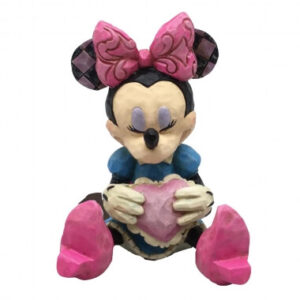 Minnie Mouse with Heart Mini Figurine