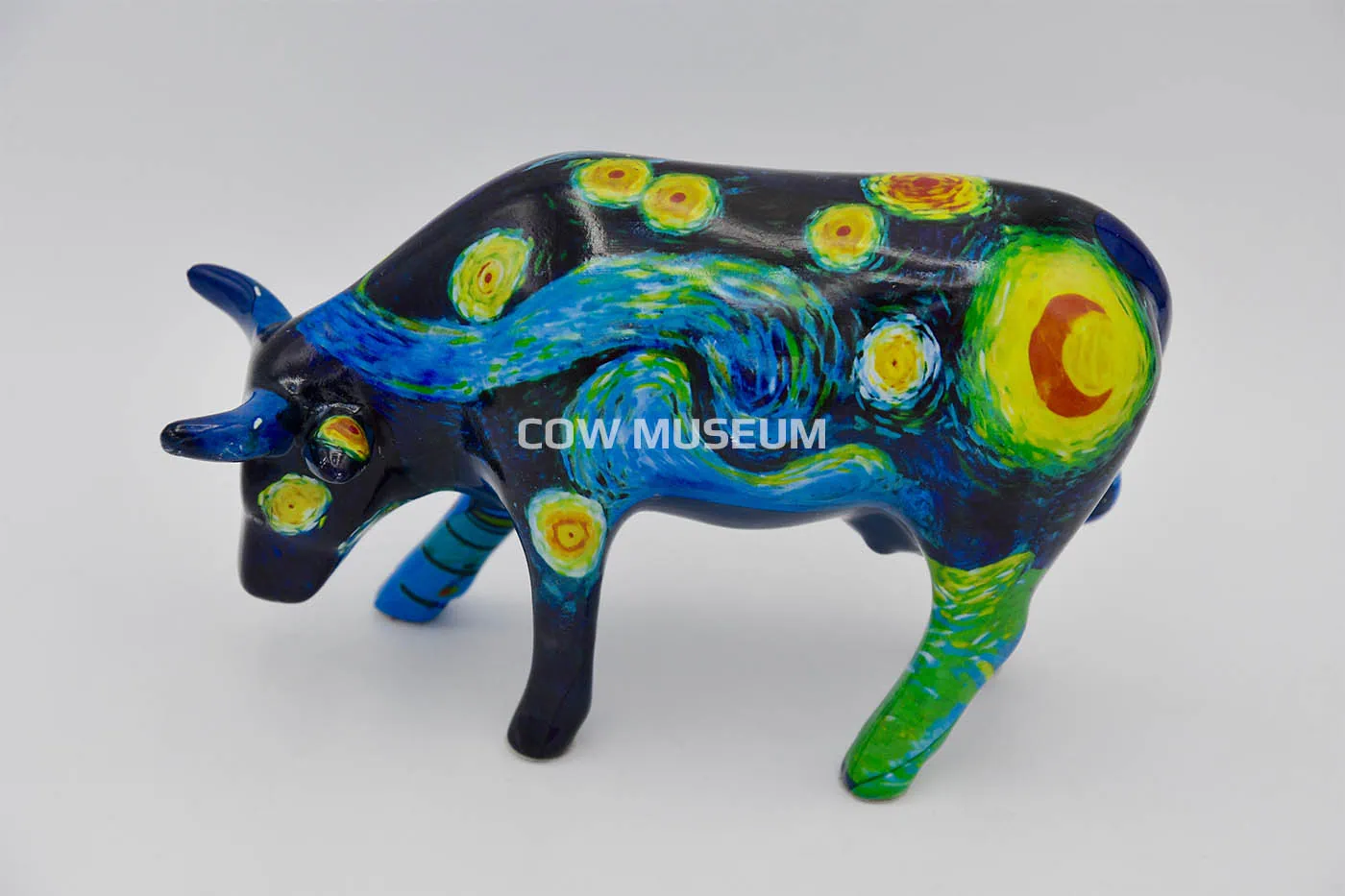 Vincent's Cow (medium ceramic) -Cow parade collection