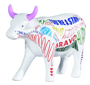 Cow parade Bravisimoo figurine