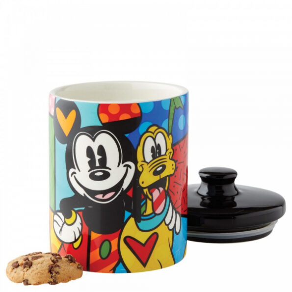 Mickey Mouse and Pluto Cookie Jar Small