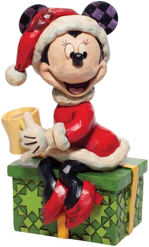 Disney Traditions Minnie Mouse with Hot Chocolate Figurine