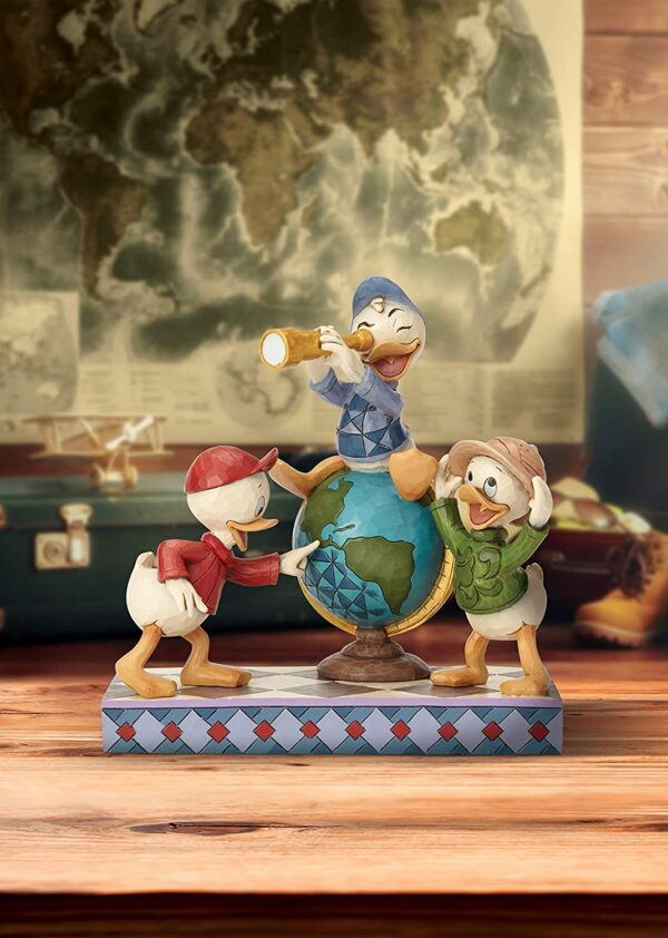 Disney Traditions Navigating Nephews (Huey, Dewie and Louie Figurine) 8