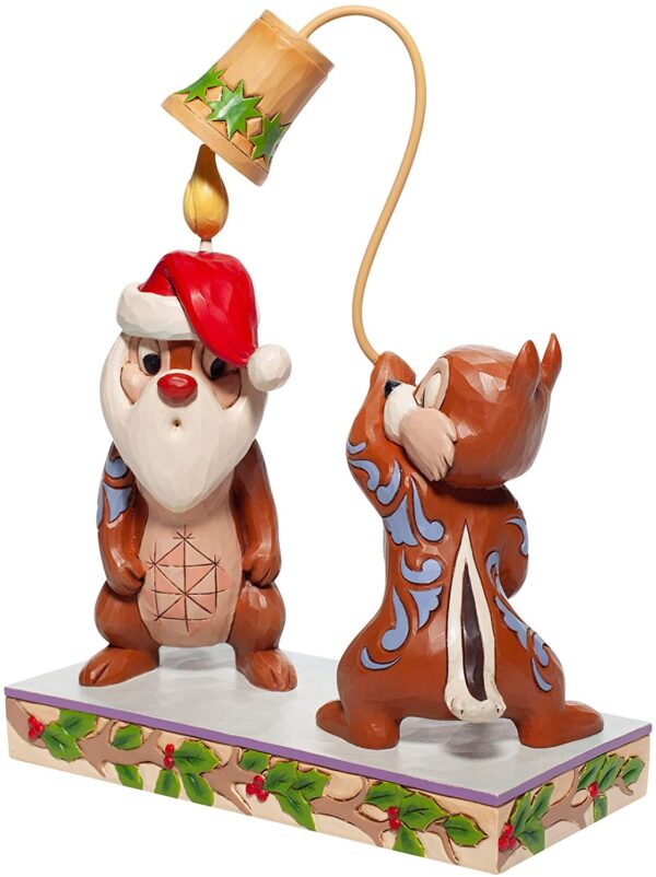 Disney Traditions Snuff Said (Christmas Chip 'n Dale Figurine) 4