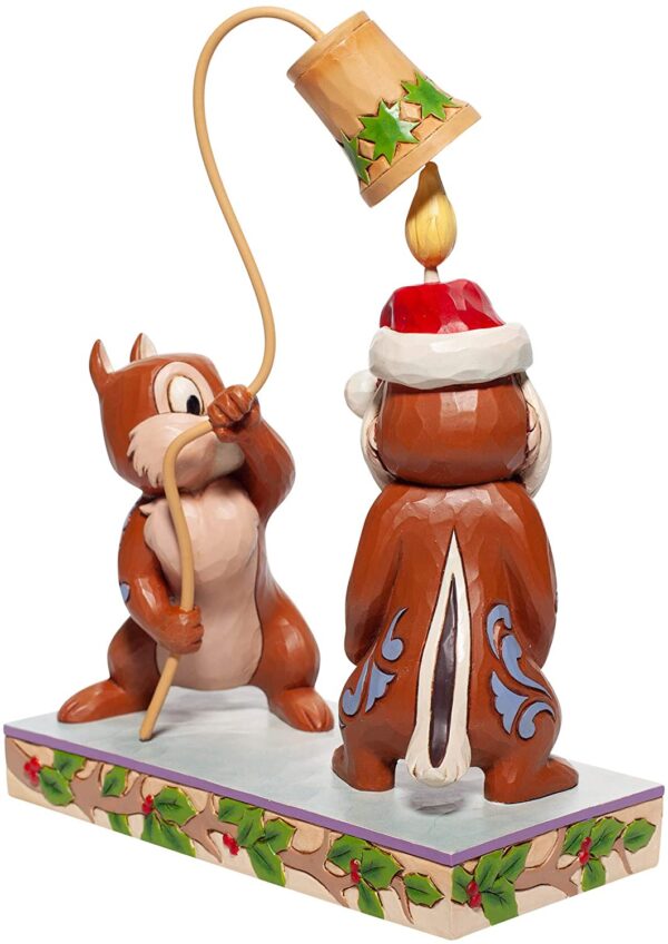 Disney Traditions Snuff Said (Christmas Chip 'n Dale Figurine) 6