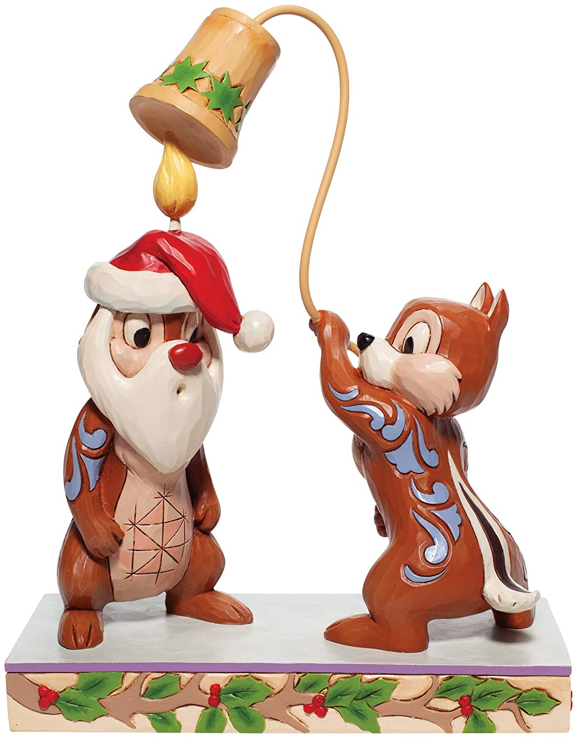 Disney Traditions Snuff Said (Christmas Chip 'n Dale Figurine) -
