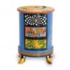 ROUND DRAWER CABINET TOP ORANGESCHUBLADENSCHRANK RUND