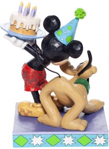 Happy Birthday Pal (Pluto and Mickey Birthday Figurine) 3