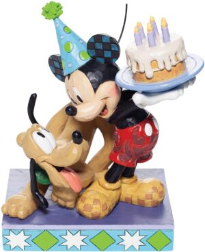 Happy Birthday Pal (Pluto and Mickey Birthday Figurine)