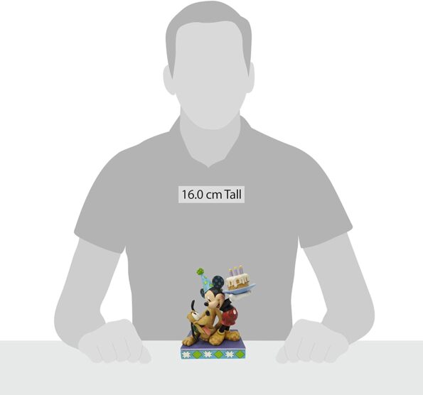 Happy Birthday Pal (Pluto and Mickey Birthday Figurine) 5