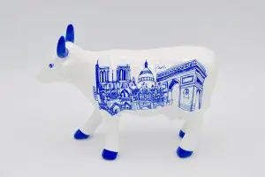 Paris Cow (medium ceramic)