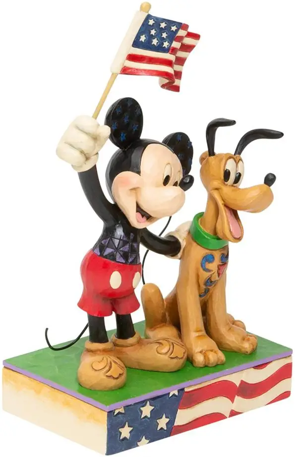 A Banner Day (Mickey and Pluto Patriotic Figurine) 2