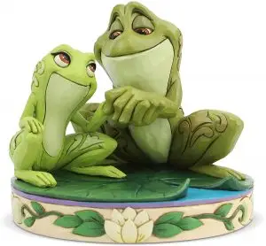 Amorous Amphibians (Tiana and Naveen as Frogs Figurine)