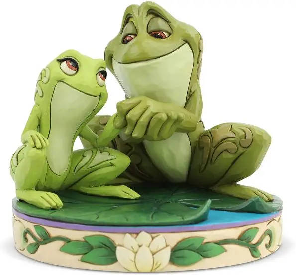 Amorous Amphibians (Tiana and Naveen as Frogs Figurine)