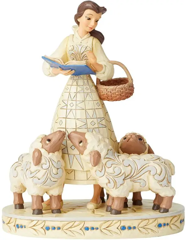 Bookish Beauty (Belle with Sheep Figurine)